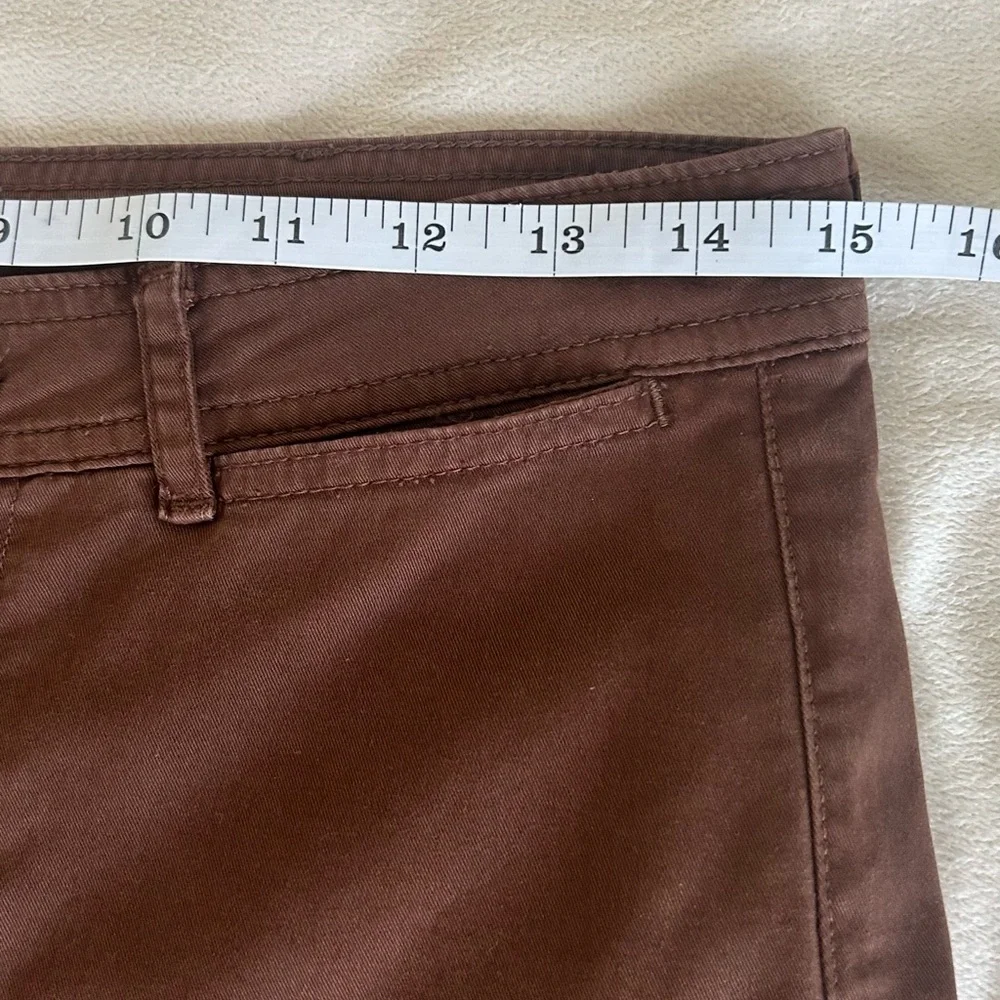 Everlane Tan Khaki Corporate Casual Lightweight Wide Leg Crop Pants women’s Sz 4 - Picture 10 of 16